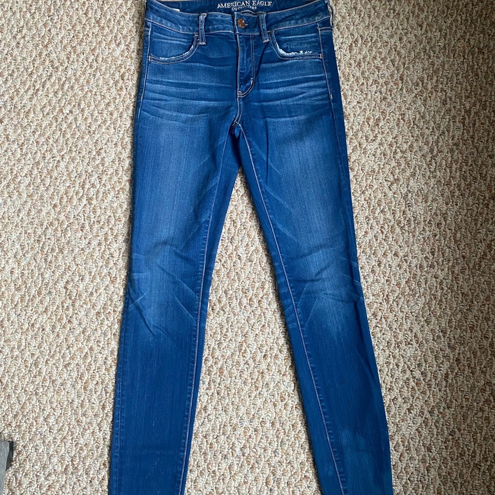 American Eagle Outfitters Super Stretch X Jeggings 8 Long 8L